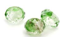 Бусины стеклянные Tesoro, цвет: зеленый, 19х18х8 мм, 10 штук, арт. TS-PNWO-18307
