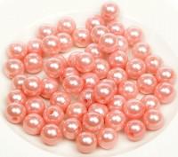 Бусины круглые перламутровые "Magic 4 Hobby", цвет: H46 розовый, 12 мм, 50 грамм