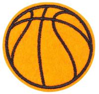 Термоаппликация "Баскетбольный мяч", 6 см, арт. 5AS-262
