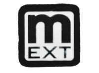 Аппликация пришивная "M EXT", 2,5х2,5 см, цвет: черный, 20 штук (количество товаров в комплекте: 20)