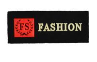 Аппликация пришивная "FS Fashion", 4х1,5 см, цвет: черный, 20 штук (количество товаров в комплекте: 20)