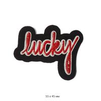 Термоаппликации "Lucky", 55x45 мм, 10 штук (арт. ТВТ.ТЕР.34.1) (количество товаров в комплекте: 10)