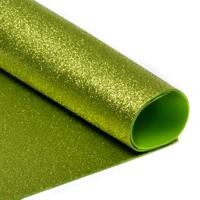 Фоамиран глиттерный "Magic 4 Hobby", 20x30 см, 2 мм, цвет светло-зеленый, 10 листов (арт. MG.GLIT.H036) (количество товаров в комплекте: 10)
