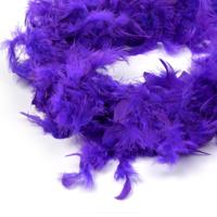 Боа из перьев, цвет: фиолетовый, 2 м