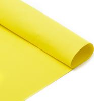 Фоамиран шелковый, цвет: желтый, 50x50 см, арт. st-0700б