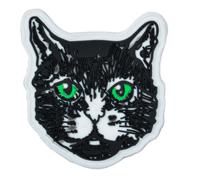 Аппликация пришивная "Black Cat", 5х5,2 см, 20 штук, цвет: белый, чёрный, арт. TBY.WJ1320 (количество товаров в комплекте: 20)