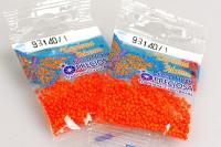 Бисер "Preciosa", 10/0, цвет: оранжевый, 10 упаковок по 5 грамм (арт. 93140/1) (количество товаров в комплекте: 10)