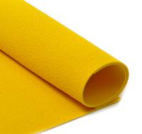 Фоамиран махровый, 20x30 см, 2 мм, цвет желтый, 10 листов (количество товаров в комплекте: 10)