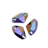 Стразы пришивные акриловые "Tesoro Crystal. Resin", 8,5x14 мм, цвет мультицвет, 10 штук (арт. TS.ED9.1.01)