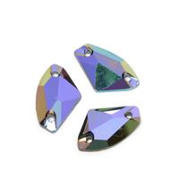 Стразы пришивные акриловые "Tesoro Crystal. Resin", 11,5x19 мм, цвет мультицвет, 10 штук (арт. TS.ED9.2.01)