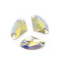 Стразы пришивные акриловые "Tesoro Crystal. Resin", 11,5x19 мм, цвет прозрачный, 10 штук (арт. TS.ED9.2.10)