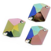 Стразы пришивные акриловые "Tesoro Crystal. Resin", 21x20 мм, цвет мультицвет, 5 штук (арт. TS.ED6.2.05)