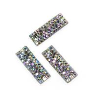 Стразы пришивные акриловые "Tesoro Crystal. Resin", 7x18 мм, цвет мультицвет, 10 штук (арт. TS.ED22.02)