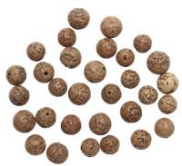 Декоративные деревянные бусины "Орех", косточка 1 см, 50 грамм