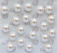 Кабошоны жемчуг Preciosa "White", 7 мм, 144 штуки, арт. 131-11-011