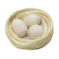 Набор под роспись "Гнездо с крупными яйцами" (3 штуки)