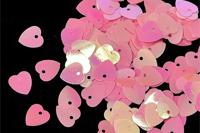 Пайетки россыпью "Ideal", 10 мм, 50 грамм, цвет: 029 розовый, арт. TBY-FLK297