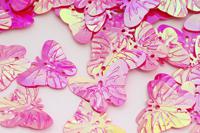 Пайетки россыпью "Ideal", 15x20 мм, 50 грамм, цвет: 028 ярко-розовый, арт. TBY-FLK288