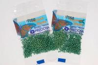 Бисер "Preciosa", цвет: зеленый (10 упаковок по 5 грамм) (количество товаров в комплекте: 10)