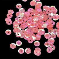 Пайетки россыпью "Ideal", 8 мм, цвет: розовый, 50 грамм
