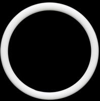 Кольца, цвет: белый, 20 мм, 100 штук, арт. 5AS-188 (количество товаров в комплекте: 100)