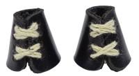 Наконечник для шнура, цвет: черный, 2 см, 20 штук, арт. 5AS-335 (количество товаров в комплекте: 20)