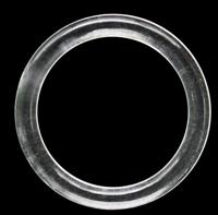 Кольца, цвет: прозрачный, 15 мм, 100 штук, арт. 5AS-1871 (количество товаров в комплекте: 100)