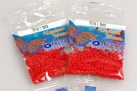 Бисер "Preciosa", цвет: красный, арт. 93190 (10 упаковок по 5 грамм) (количество товаров в комплекте: 10)