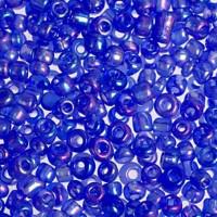 Бисер круглый "Ideal", цвет: синий прозрачный (166), размер 10/0, 50 грамм