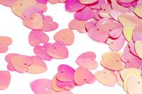 Пайетки россыпью "Ideal", 14 мм, цвет: ярко-розовый (028), 50 грамм