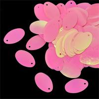 Пайетки россыпью "Ideal", 14х29 мм, цвет: розовый (029), 50 грамм