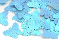 Пайетки россыпью "Ideal", 15х20 мм, цвет: голубой (017), 50 грамм