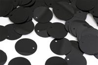 Пайетки россыпью "Ideal", 35 мм, цвет: черный (A075), 50 грамм
