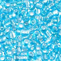 Бисер круглый "Ideal", цвет: голубой прозрачный (23), размер 10/0, 50 грамм