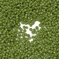 Бисер круглый "Ideal", цвет: зеленый глянцевый (404), размер 10/0, 50 грамм