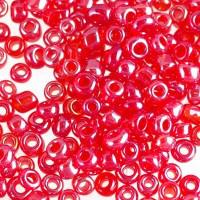 Бисер круглый "Ideal", цвет: красный глянцевый (105В), размер 10/0, 50 грамм