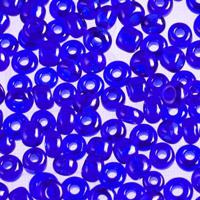 Бисер круглый "Ideal", цвет: синий прозрачный (8), размер 10/0, 50 грамм