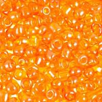 Бисер круглый "Ideal", цвет: оранжевый прозрачный (109B), размер 10/0, 50 грамм