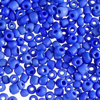 Бисер круглый "Ideal", цвет: синий матовый (М48), размер 10/0, 50 грамм