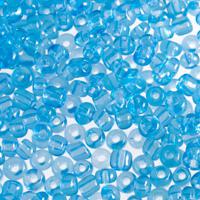 Бисер круглый "Ideal", цвет: голубой прозрачный (3), размер 10/0, 50 грамм