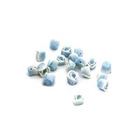 Бусины глиняные "Magic 4 Hobby", размер: 8 мм, цвет: голубой (20 штук)