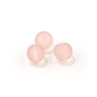 Бусины стеклянные "Magic 4 Hobby", размер: 10 мм, цвет: бледно-розовый (10 штук)