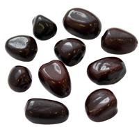 Декоративные деревянные бусины "Орех", цвет: тёмный шоколад, 50 грамм