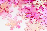 Пайетки россыпью "Ideal", 25 мм, цвет: ярко-розовый (028), 50 грамм