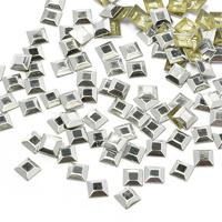 Стразы термоклеевые "Ideal", металл, размер: 4x4 мм, цвет: серебристый (1400 штук)