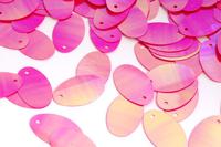 Пайетки россыпью "Ideal", 14x29 мм, 50 грамм, цвет: 028 ярко-розовый, арт. TBY-FLK677