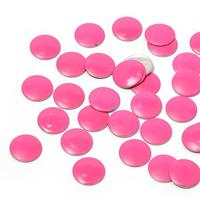 Стразы термоклеевые "Ideal", металл, размер: 6 мм, цвет: розовый (200 штук)