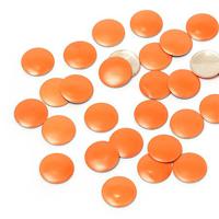 Стразы термоклеевые "Ideal", металл, размер: 6 мм, цвет: оранжевый (200 штук)
