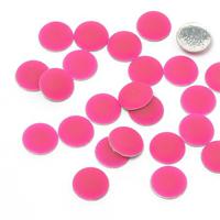 Стразы термоклеевые "Ideal", акрил, размер: 8 мм, цвет: розовый (100 штук)