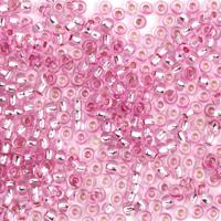Бисер прозрачный, круглое отверстие Preciosa, 10/0, 50 грамм, цвет: 78292 розовый